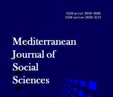 Статья в журнале Mediterranean Journal of Social Sciences (Италия, база Scopus)